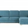 smart Ecksofa Valencia | Blau Armlehne A5 rechts Erweiterte Funktion