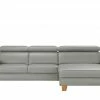 Ecksofa Indra | Hellgrau rechts Erweiterte Funktion