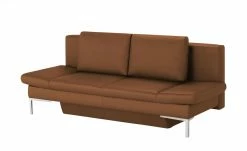 Schlafsofa Kenny | Cognac (Braun) chromfarben -Sofas Verkaufsladen 26404410 3 202011242241