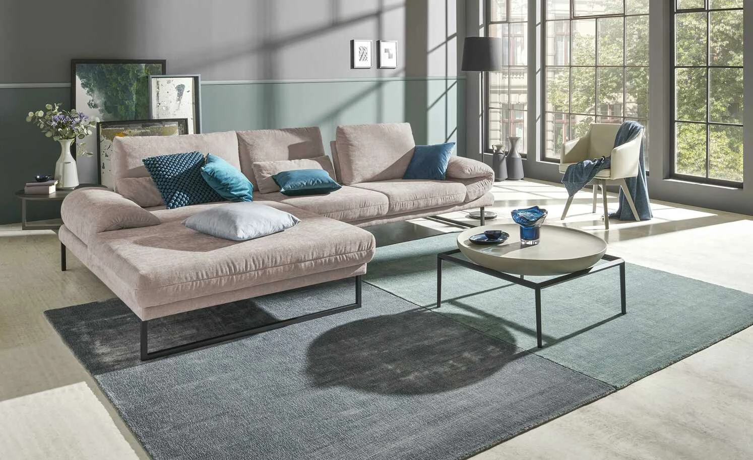 Max Schelling Ecksofa Signum | Elefant (Grau) links Grundfunktion 3 Max Schelling Ecksofa Signum | Elefant (Grau) links Grundfunktion