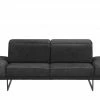 JOOP! Ledersofa Systems 8154 | Bison (Schwarz) 2,5