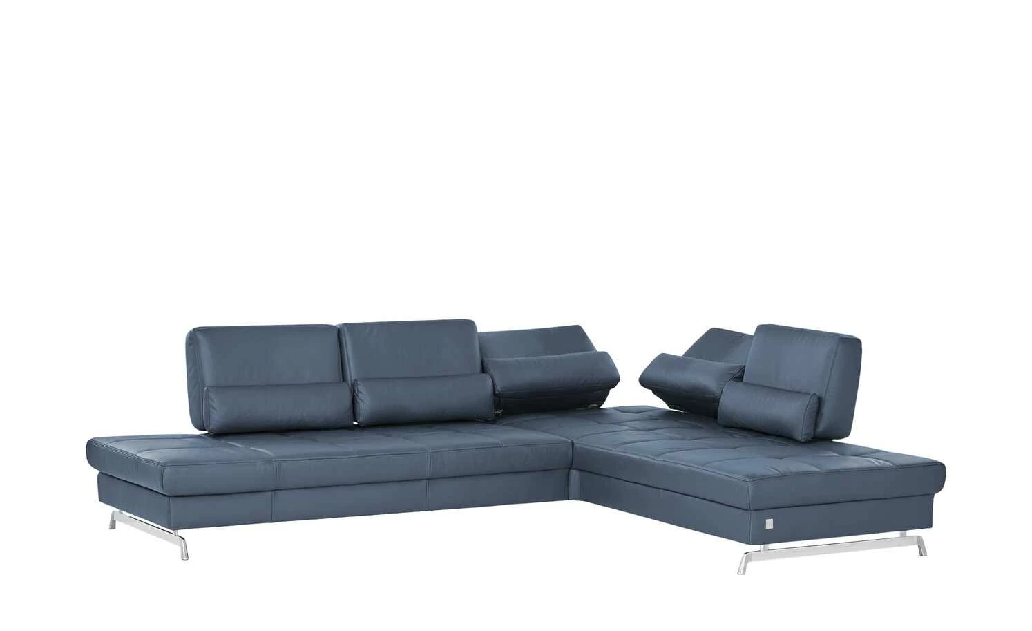 JOOP! Ecksofa Leder Loft 8108 | Marine (Blau) rechts 6 JOOP! Ecksofa Leder Loft 8108 | Marine (Blau) rechts – Bild 4