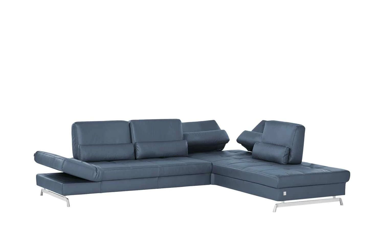 JOOP! Ecksofa Leder Loft 8108 | Marine (Blau) rechts 7 JOOP! Ecksofa Leder Loft 8108 | Marine (Blau) rechts – Bild 5