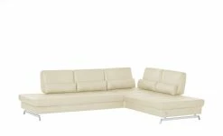 JOOP! Ecksofa Leder Loft 8108 | Jasmin (Beige) rechts -Sofas Verkaufsladen 26404926 13 202011122249