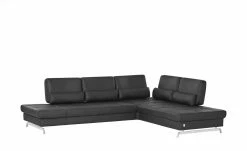 JOOP! Ecksofa Leder Loft 8108 | Rabe (Schwarz) rechts -Sofas Verkaufsladen 26404944 5 202011122249