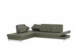 JOOP! Ecksofa Leder Loft 8108 | Stone (Grau) links -Sofas Verkaufsladen 26404975 15 202011122249