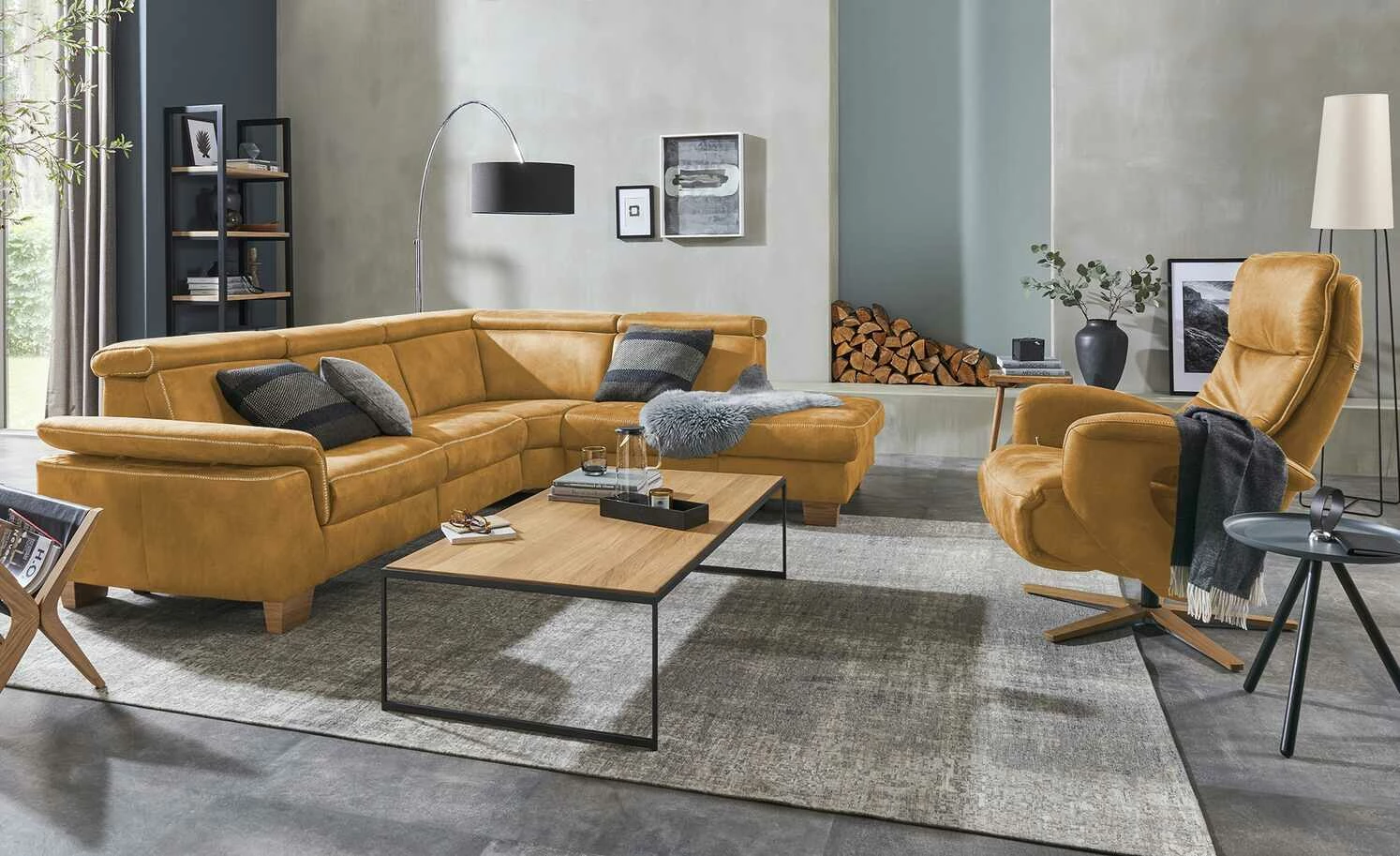 Mein Sofa bold Ecksofa Beata | Kurkuma (Gelb) rechts ohne 3 Mein Sofa bold Ecksofa Beata | Kurkuma (Gelb) rechts ohne