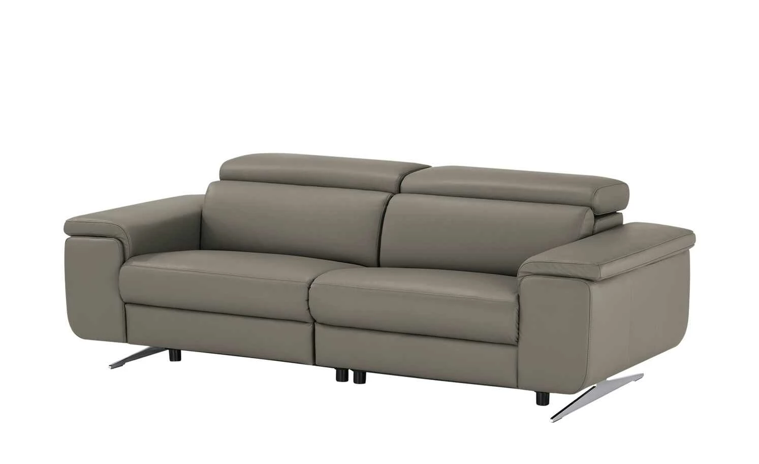 Gray & Jones Ledersofa Black Coast Two | Grau (Grau-Braun) 5 Gray & Jones Ledersofa Black Coast Two | Grau (Grau-Braun) – Bild 3