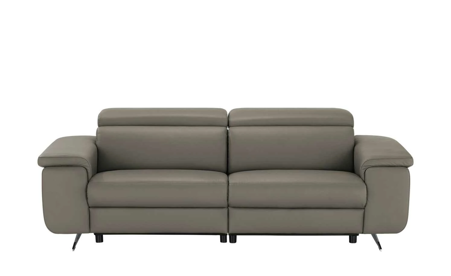 Gray & Jones Ledersofa Black Coast Two | Grau (Grau-Braun) 4 Gray & Jones Ledersofa Black Coast Two | Grau (Grau-Braun) – Bild 2