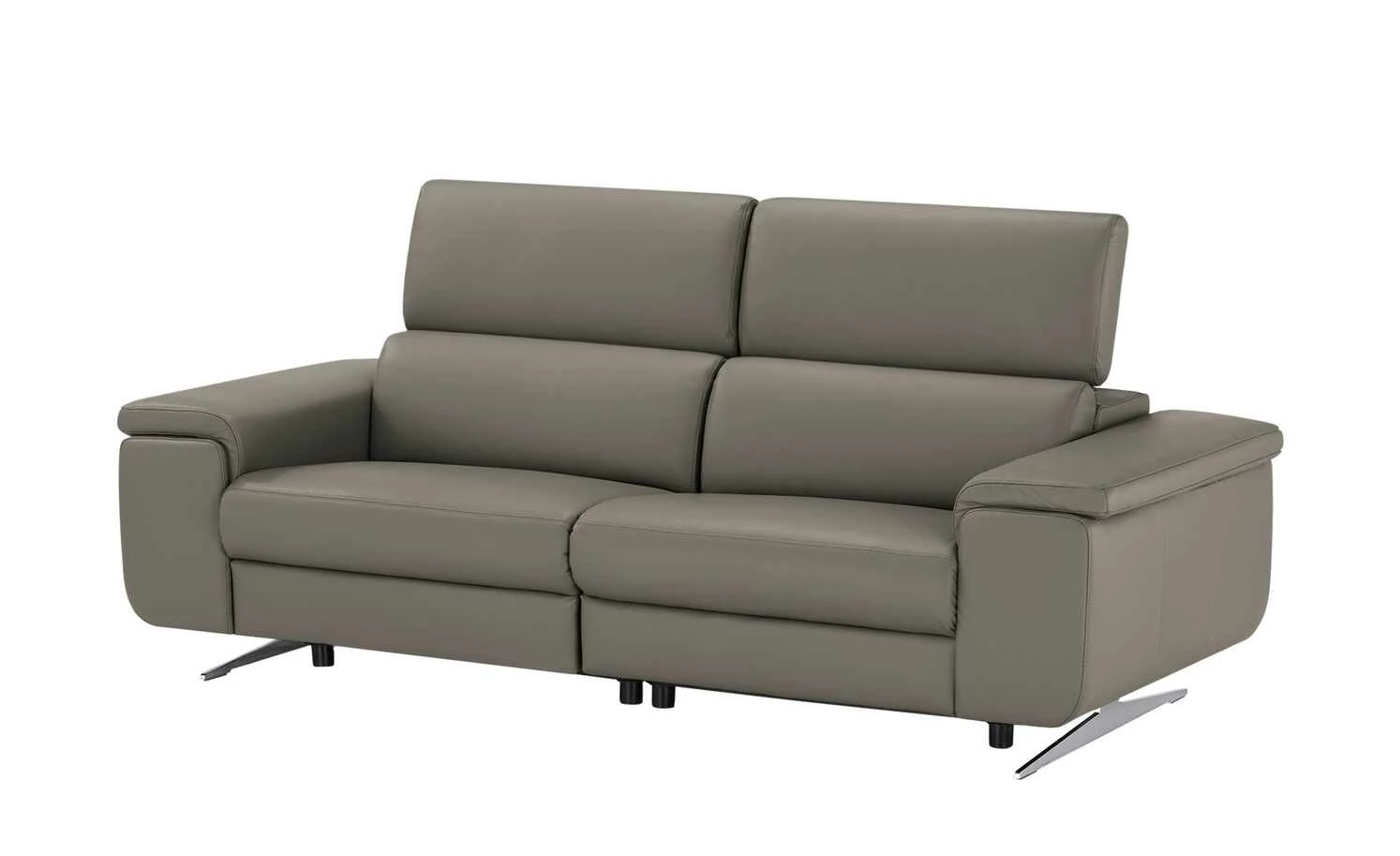 Gray & Jones Ledersofa Black Coast Two | Grau (Grau-Braun) 6 Gray & Jones Ledersofa Black Coast Two | Grau (Grau-Braun) – Bild 4