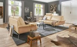 Nils Olsen Ledersofa Alva | Melon (Beige) 2,5