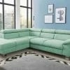 uno Ecksofa Micky | Turquoise (Türkis) links Grundfunktion -Sofas Verkaufsladen 26405965 2 202105102232