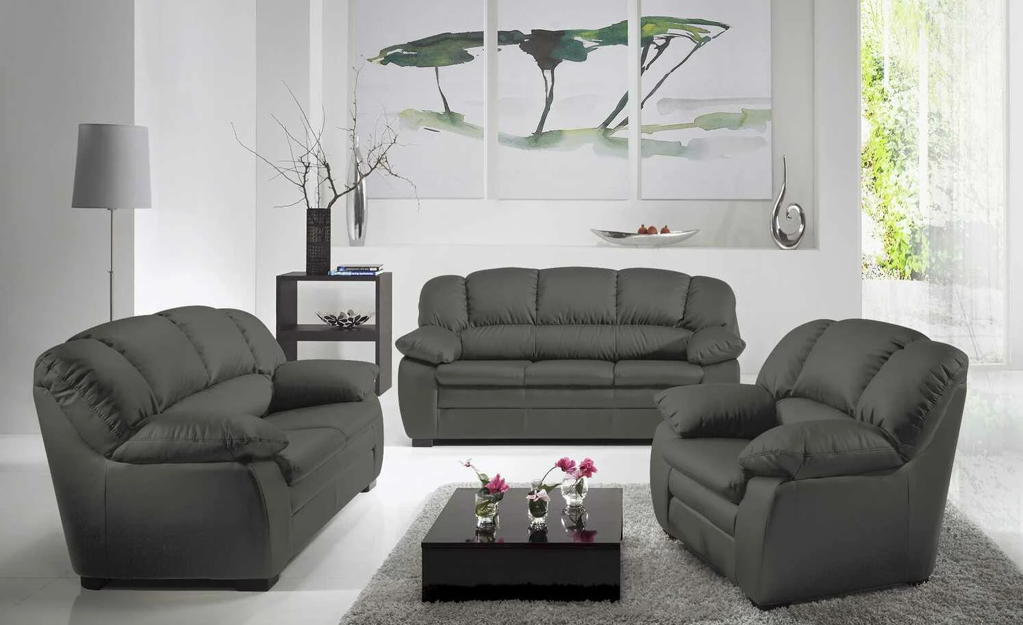 uno Ledersofa Casino | Fango (Grau-Braun) 3 3 uno Ledersofa Casino | Fango (Grau-Braun) 3