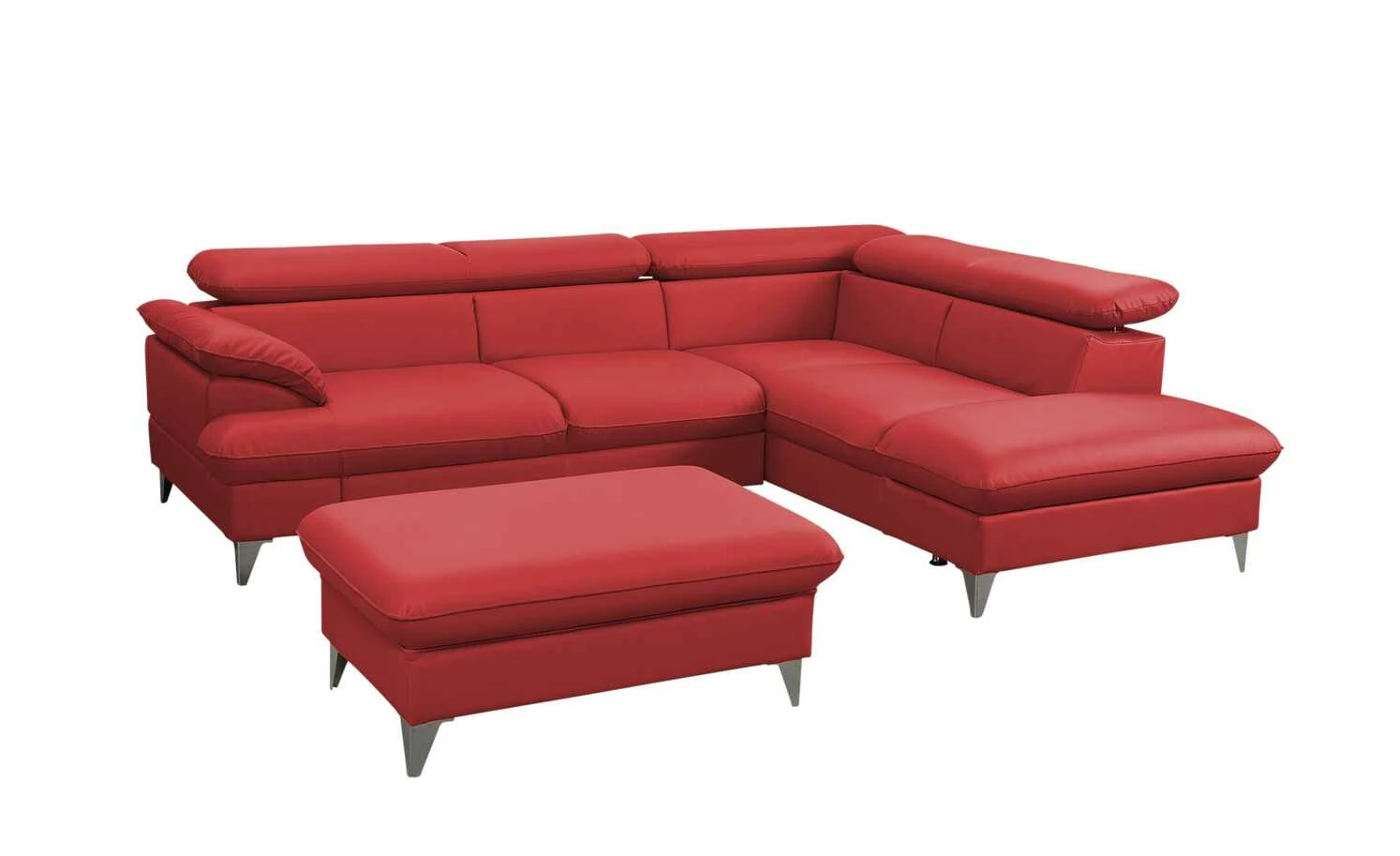 uno Ecksofa David | Rot rechts Grundfunktion 5 uno Ecksofa David | Rot rechts Grundfunktion – Bild 3