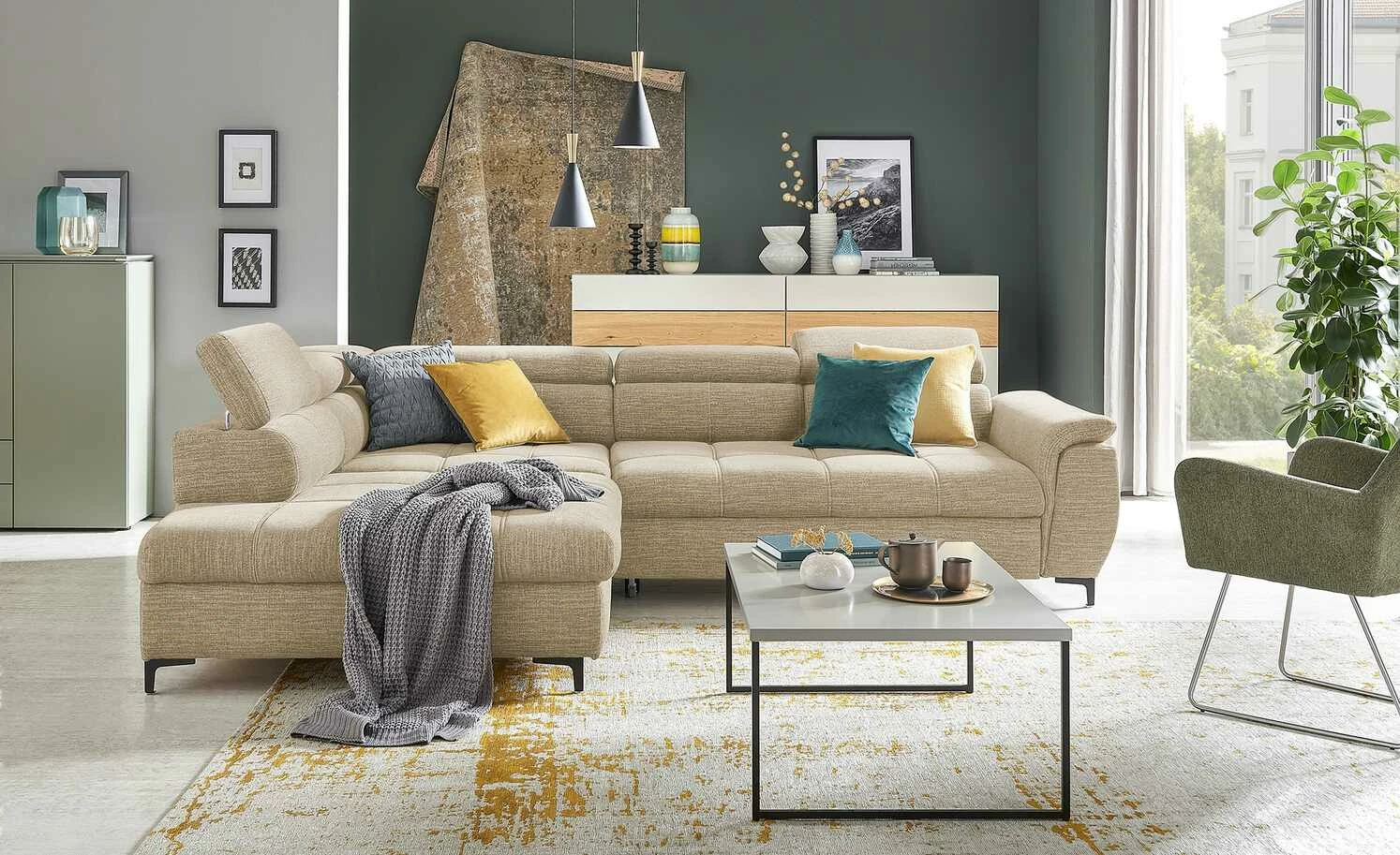 switch Ecksofa Denvo | Stone (Hellbraun) links Grundfunktion 3 switch Ecksofa Denvo | Stone (Hellbraun) links Grundfunktion