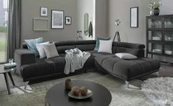 bobb Ecksofa Arvika | Schwarz rechts