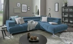 bobb Ecksofa Arvika | Ocean (Blau) rechts
