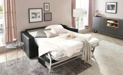Betty Schlafsofa Betty | Schwarz mit Kaltschaum-Matratze