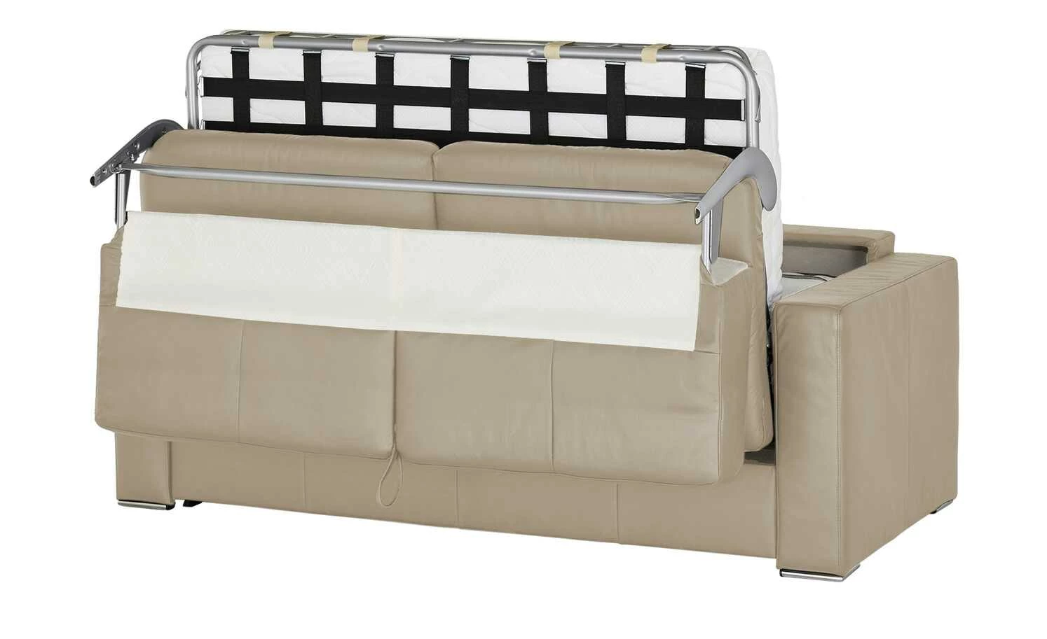 Betty Schlafsofa Betty | Schlamm (Beige) mit Kaltschaum-Matratze 8 Betty Schlafsofa Betty | Schlamm (Beige) mit Kaltschaum-Matratze – Bild 6