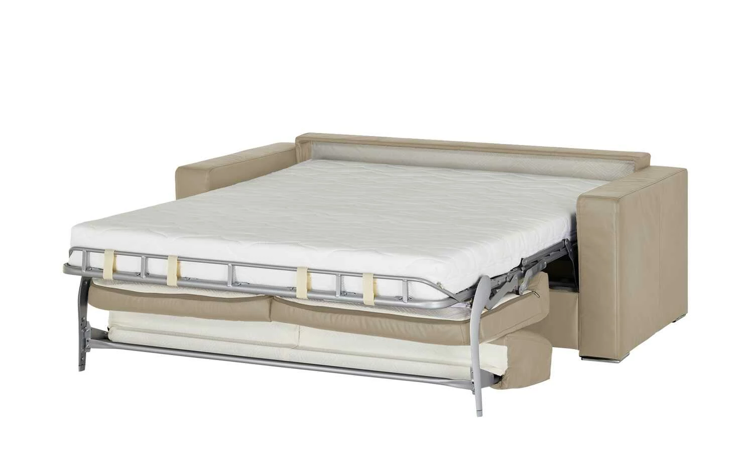 Betty Schlafsofa Betty | Schlamm (Beige) mit Kaltschaum-Matratze 9 Betty Schlafsofa Betty | Schlamm (Beige) mit Kaltschaum-Matratze – Bild 7