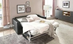 Betty Schlafsofa Betty | Anthrazit mit Kaltschaum-Matratze