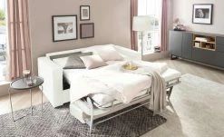 Betty Schlafsofa Betty | Weiß mit Kaltschaum-Matratze
