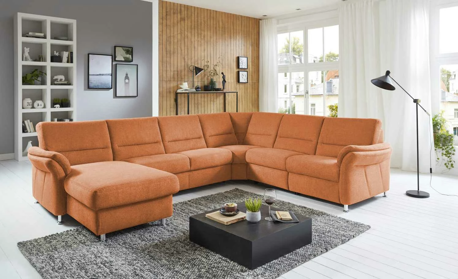 meinSofa Wohnlandschaft Donald | Terra (Orange) rechts ohne 3 meinSofa Wohnlandschaft Donald | Terra (Orange) rechts ohne