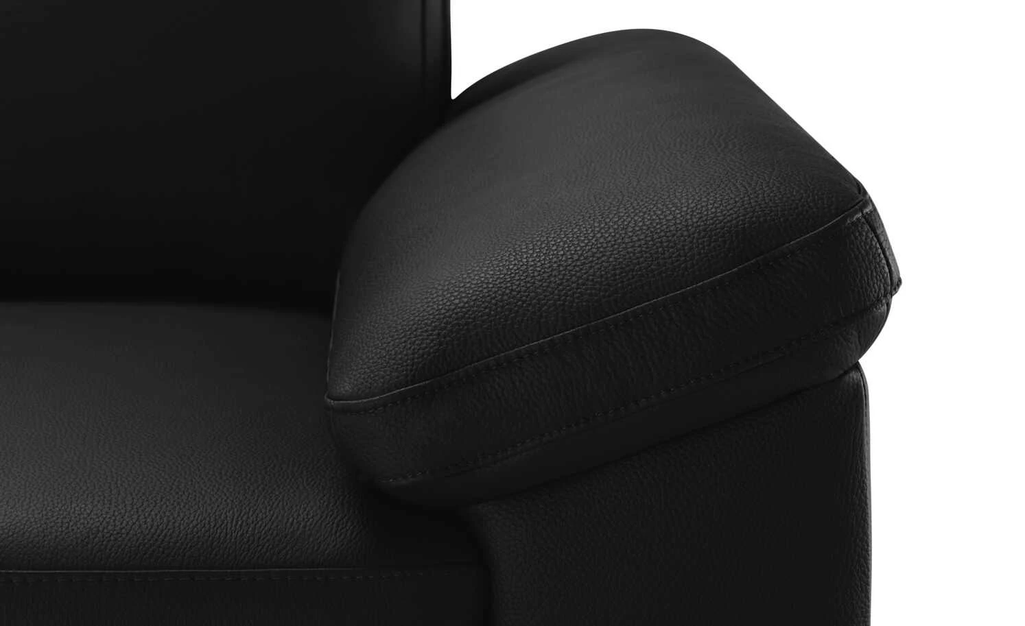 Einzelsofa Bena | Nero (Schwarz) 6 Einzelsofa Bena | Nero (Schwarz) – Bild 4