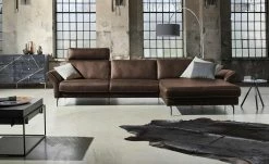 Ravensberger Werkstätten Ecksofa Domino | Mocca (Dunkelbraun) rechts