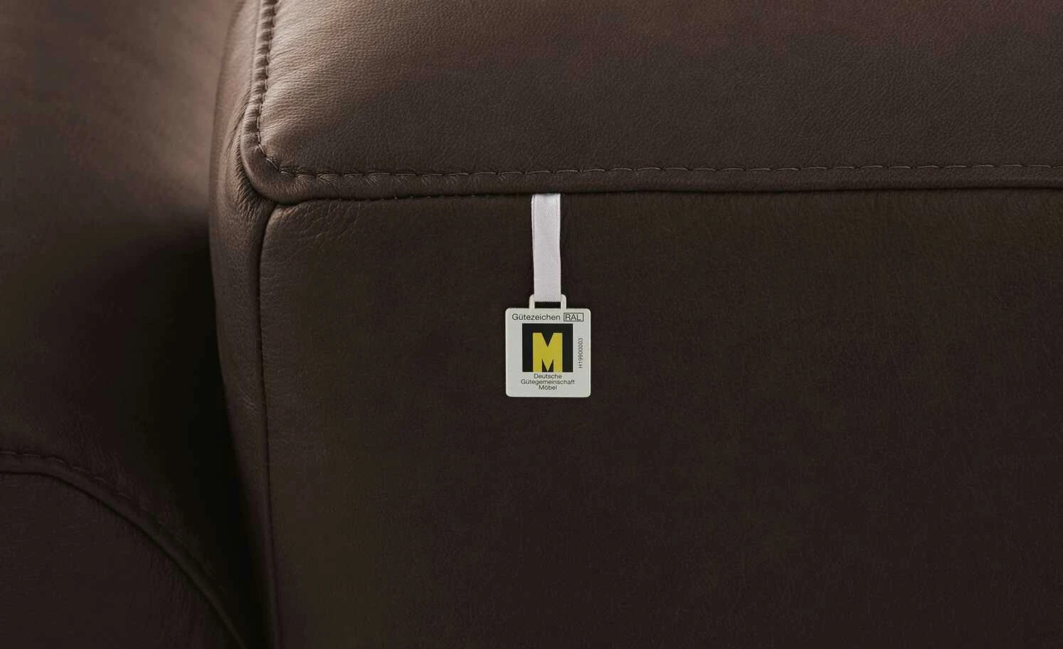 W.SCHILLIG Ledersofa Sam | Mocca (Dunkelbraun) 11 W.SCHILLIG Ledersofa Sam | Mocca (Dunkelbraun) – Bild 9