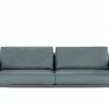 W.SCHILLIG Ledersofa Sam | Blau (Blau-Grau)