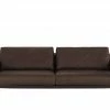 W.SCHILLIG Ledersofa Sam | Mocca (Dunkelbraun)