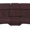 himolla Trapezsofa 4978 | Burgund (Dunkelrot-Braun)