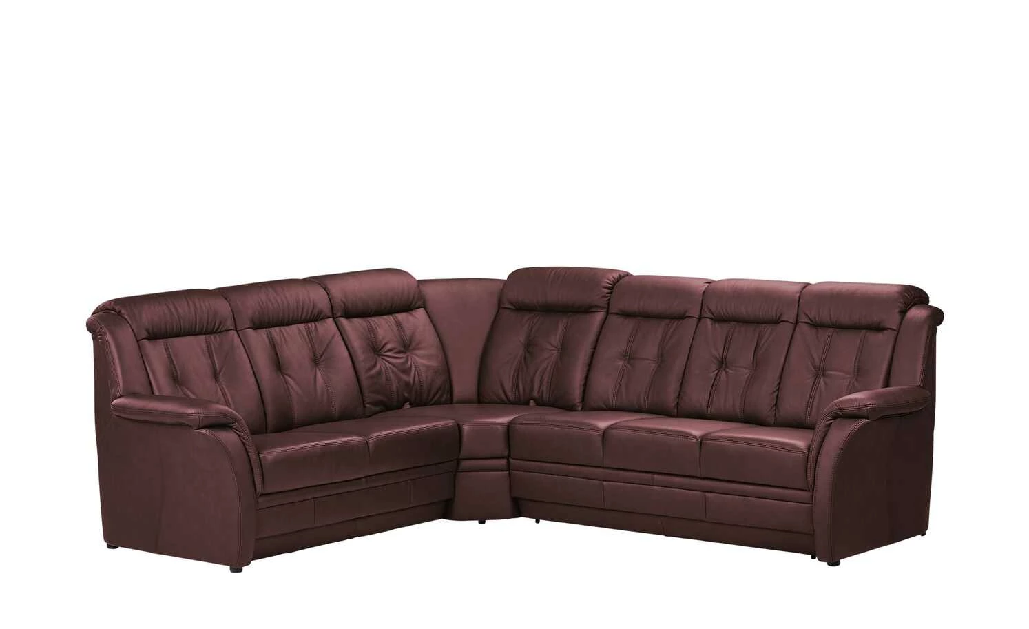 Polstermöbel Oelsa Komfort-Ecksofa aus Leder Andorra | Kirsch (Dunkelrot) links Erweiterte Funktion 13 Polstermöbel Oelsa Komfort-Ecksofa aus Leder Andorra | Kirsch (Dunkelrot) links Erweiterte Funktion – Bild 11