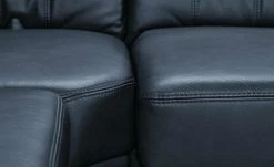 Polstermöbel Oelsa Komfort-Ecksofa aus Leder Andorra | Navy (Petrol) links Erweiterte Funktion -Sofas Verkaufsladen 26409082 10 202011022251