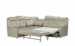 Polstermöbel Oelsa Komfort-Ecksofa aus Leder Andorra | Eis (Grau) links Erweiterte Funktion -Sofas Verkaufsladen 26409086 3 202011022251