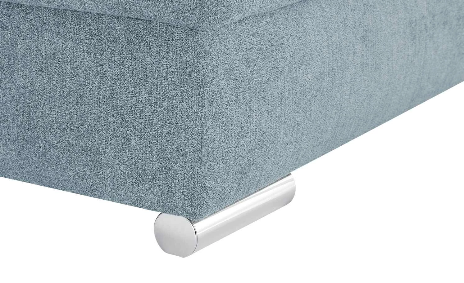 bobb Ecksofa Soumia | Blau rechts Mikrofaser 7 bobb Ecksofa Soumia | Blau rechts Mikrofaser – Bild 5