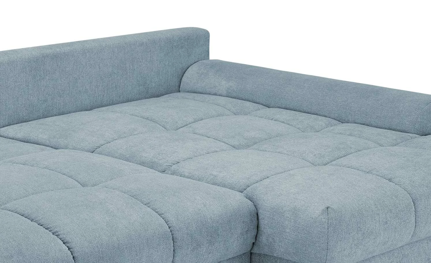bobb Ecksofa Soumia | Blau rechts Mikrofaser 9 bobb Ecksofa Soumia | Blau rechts Mikrofaser – Bild 7