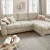 bobb Ecksofa Soumia | Beige rechts Mikrofaser -Sofas Verkaufsladen 26409186 8 202106181242