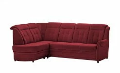 Polstermöbel Oelsa Ecksofa Andorra | Rot (Dunkelrot) links Grundfunktion -Sofas Verkaufsladen 26409301 2 202102261257