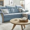 Polstermöbel Oelsa Ecksofa Andorra | Eis (Blau) rechts Grundfunktion