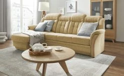Polstermöbel Oelsa Ecksofa Andorra | Sand (Beige) links Grundfunktion