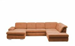 Lounge Collection Wohnlandschaft Flachgewebe Affair | rechts Grundfunktion Terra (Orange)
