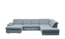 Lounge Collection Wohnlandschaft Flachgewebe Affair | rechts Grundfunktion Eis (Hellblau)