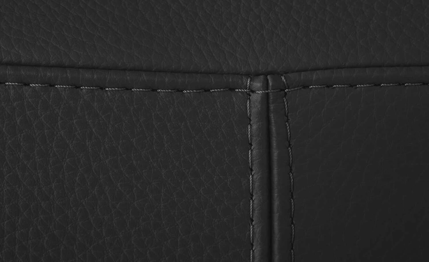 Ledersofa, niedrig Boavista | Schwarz 8 Ledersofa, niedrig Boavista | Schwarz – Bild 6