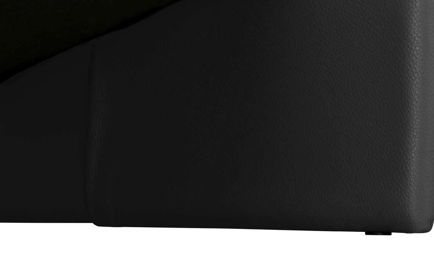 Ledersofa, niedrig Boavista | Schwarz 11 Ledersofa, niedrig Boavista | Schwarz – Bild 9