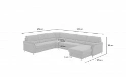 meinSofa Wohnlandschaft mit Boxspringpolsterung Donald | Rot links ohne -Sofas Verkaufsladen 27400677 1 202111231242