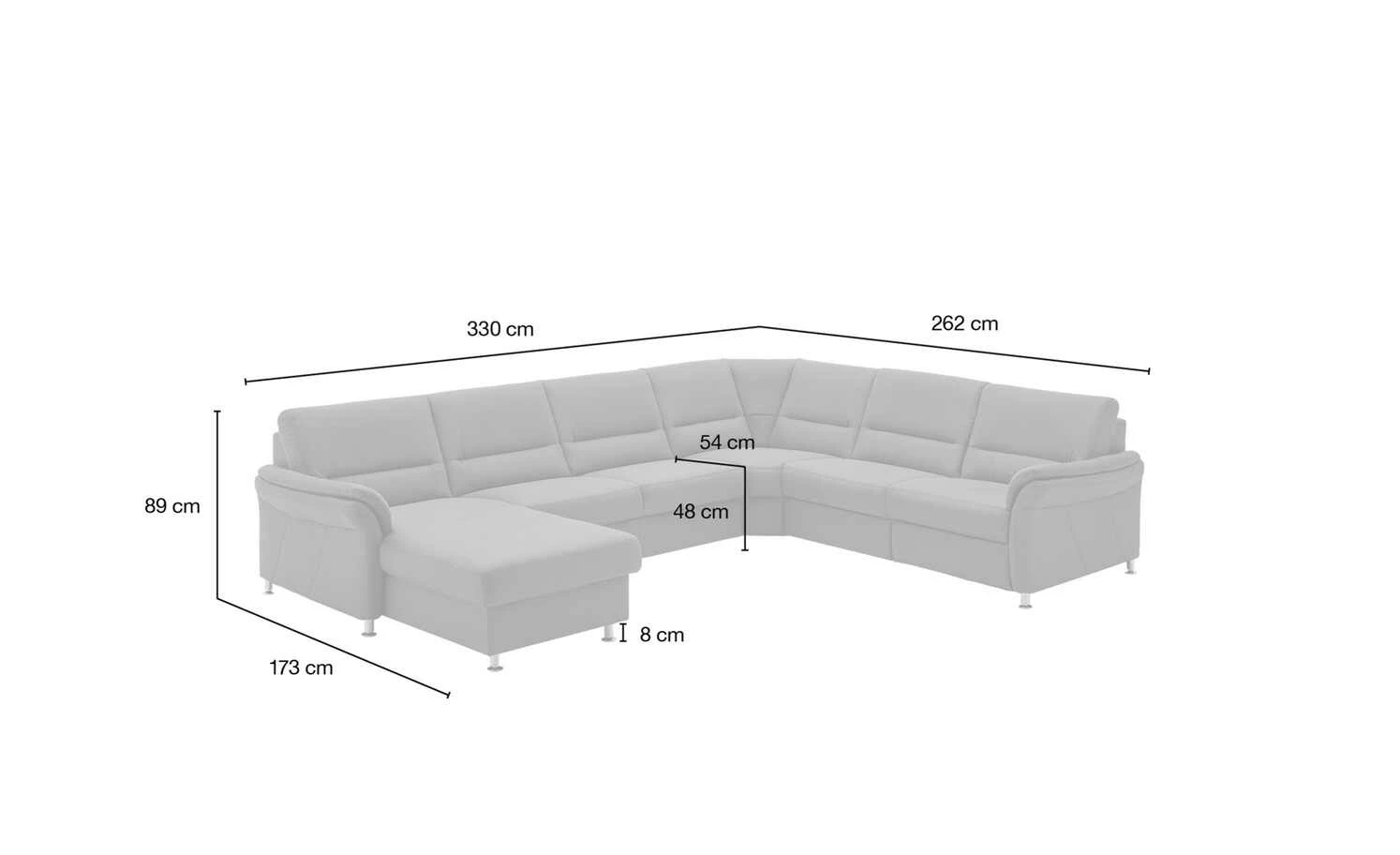 meinSofa Wohnlandschaft mit Boxspringpolsterung Donald | Aubergine (Lila) rechts ohne 8 meinSofa Wohnlandschaft mit Boxspringpolsterung Donald | Aubergine (Lila) rechts ohne – Bild 6