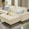 meinSofa Ecksofa Brenda | Natur (Creme) rechts ohne