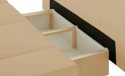 Schlafsofa Kenny | Sand (Beige) Schwarz, Schwarz -Sofas Verkaufsladen 27401500 4 202011112250